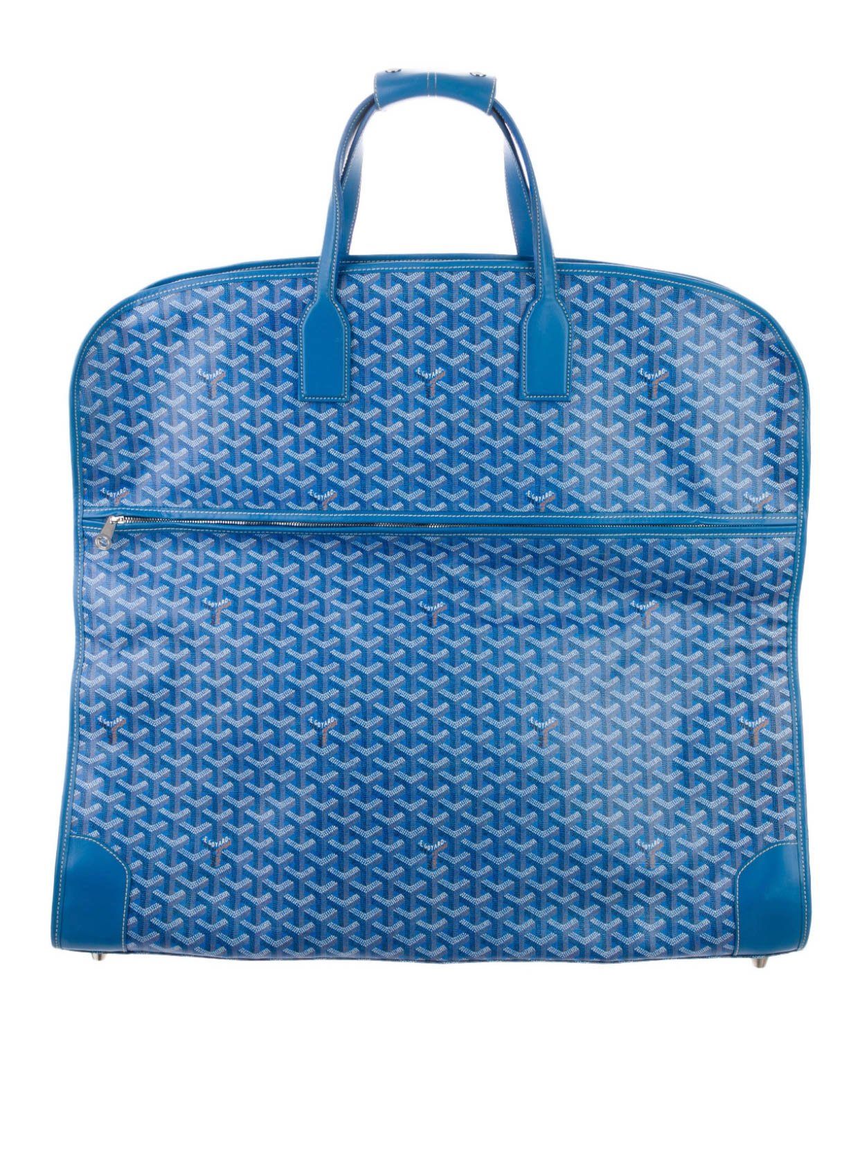 Goyard Unisex Navy Blue Travel Foldable Collapsable Garment Suit Storage  Bag – THE-ECHELON
