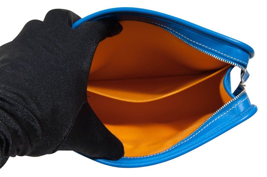 Goyard Jouvence PM Blue Toiletry Travel Pouch Clutch Bag – THE-ECHELON