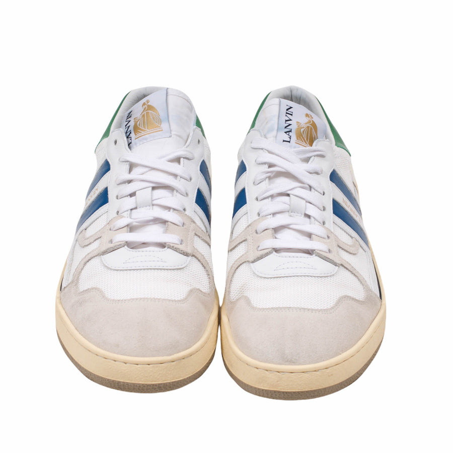 Blue White Clay Sneakers Lanvin 