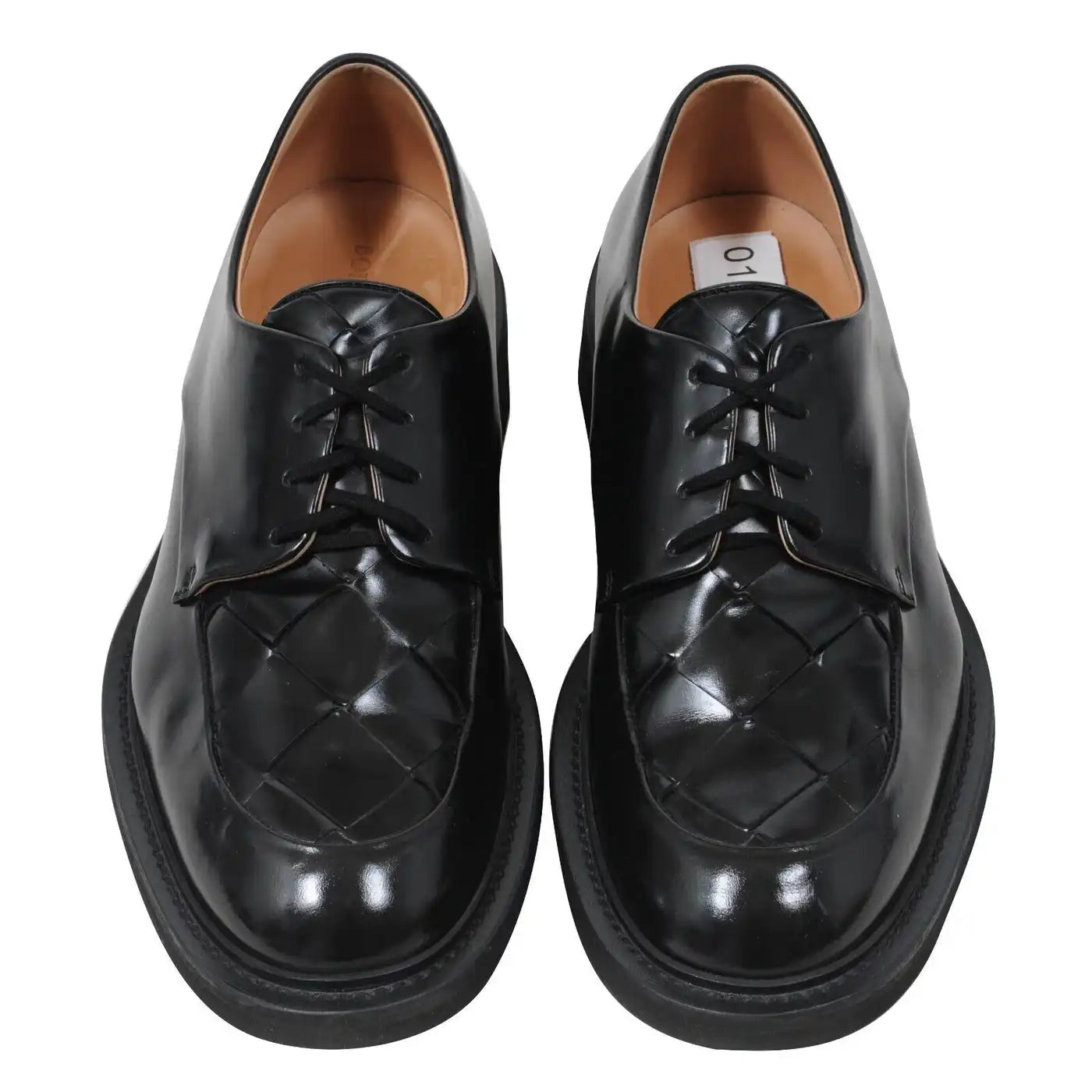 靴 Bottega Veneta Square Toe Derbys Ice Bottega Veneta Black Square Toe Derbys Bottega Veneta