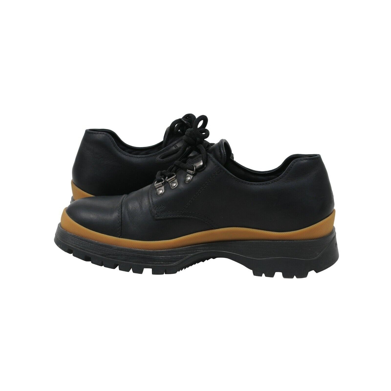 Prada Mens Brixxen Chunky Platform Low Top Derby Shoes UK9 US10