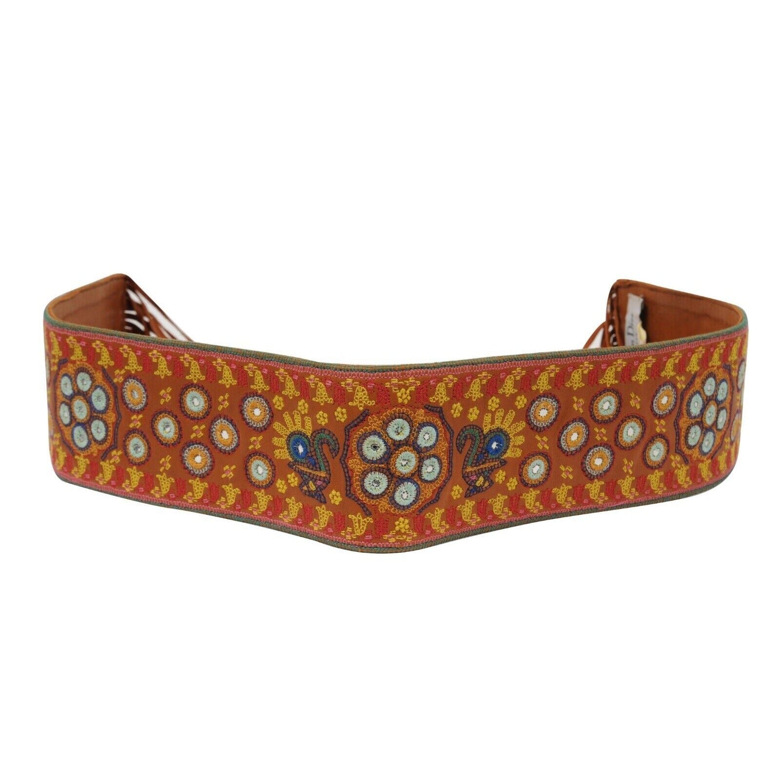 小物 Christian Dior Trotter Pattern Belt Y2K Christian Dior Blue Trotter Logo Canvas CD Belt Size 70/28