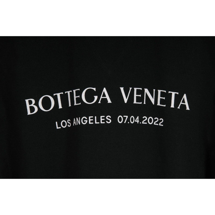 Butt Logo Black T Shirt Bottega Veneta 