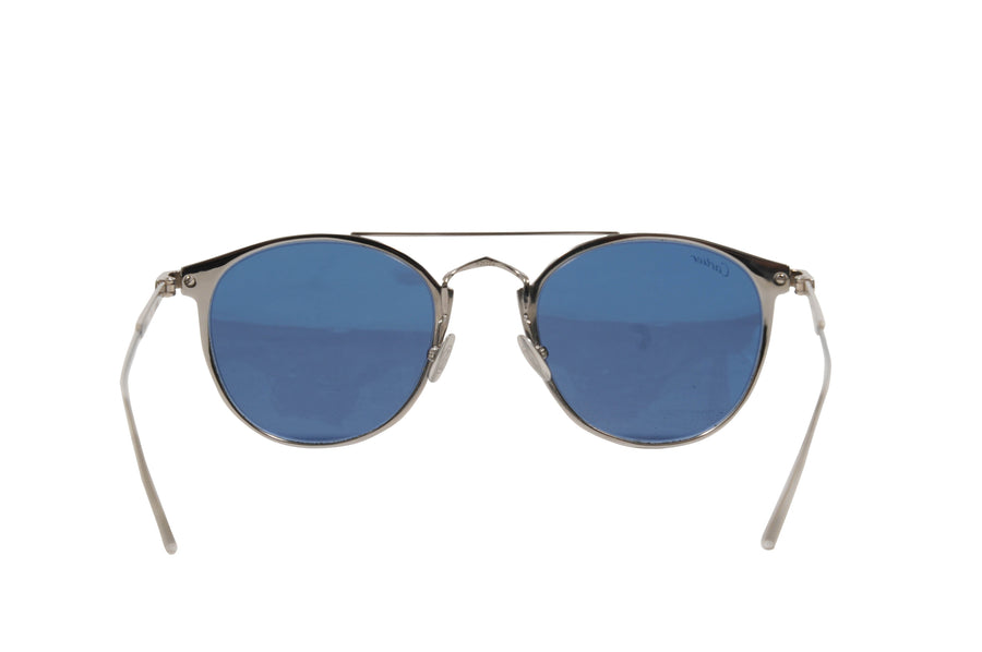 C de Cartier Titanium Gray Pantos Double Bridge Sunglasses Cartier 