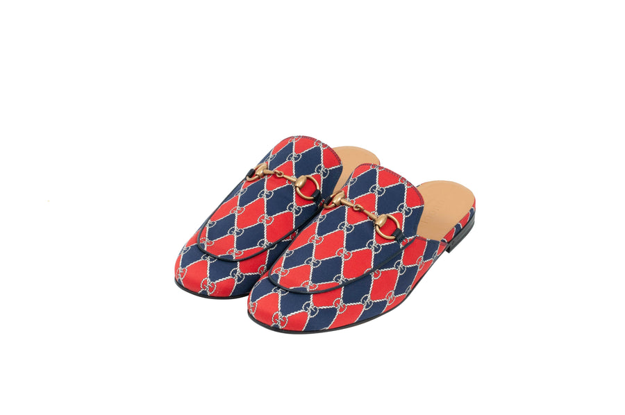 Canvas Princetown Slippers GUCCI 