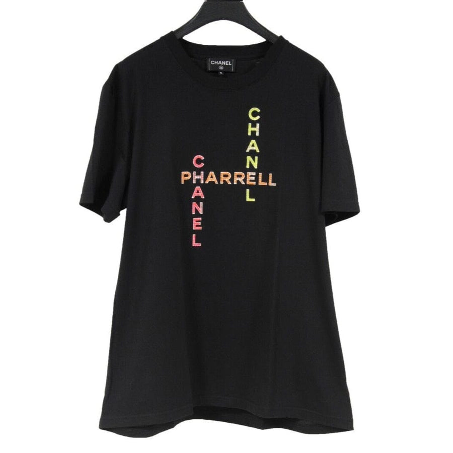 Chanel Pharrell T Shirt Black Sequence Coco Logo CHANEL 