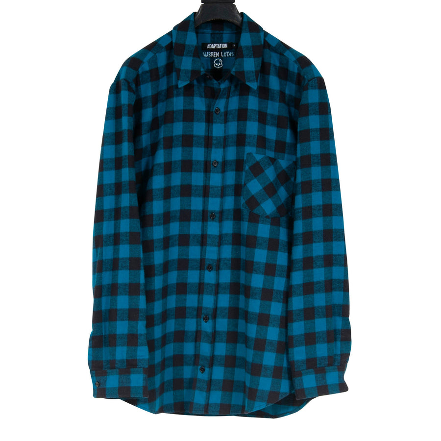 Checkered Flannel (Blue/Black) ADAPTATION x Warren Lotas 