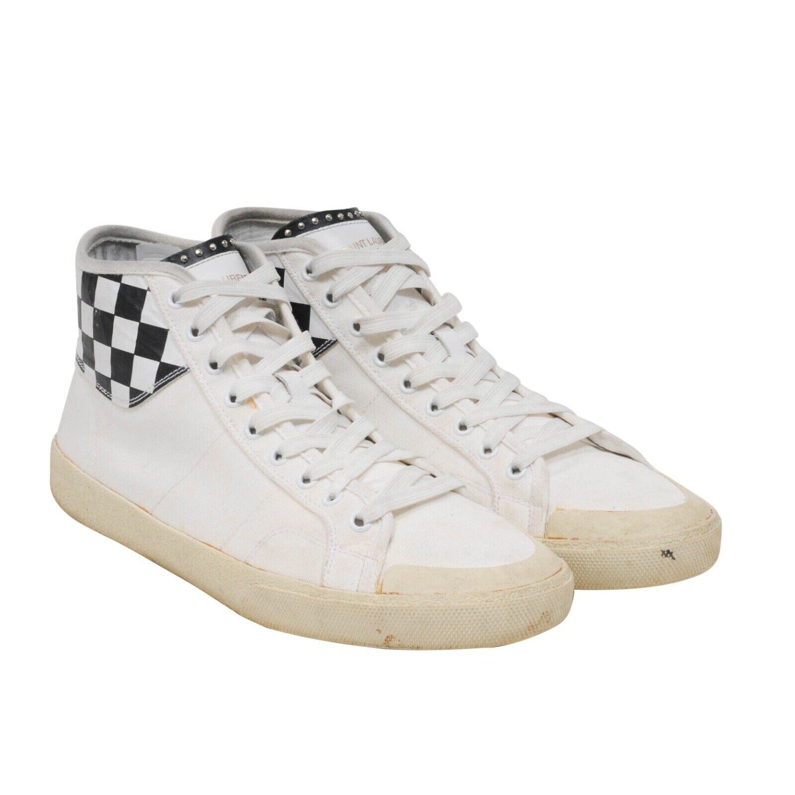 Saint laurent sale checkered sneakers