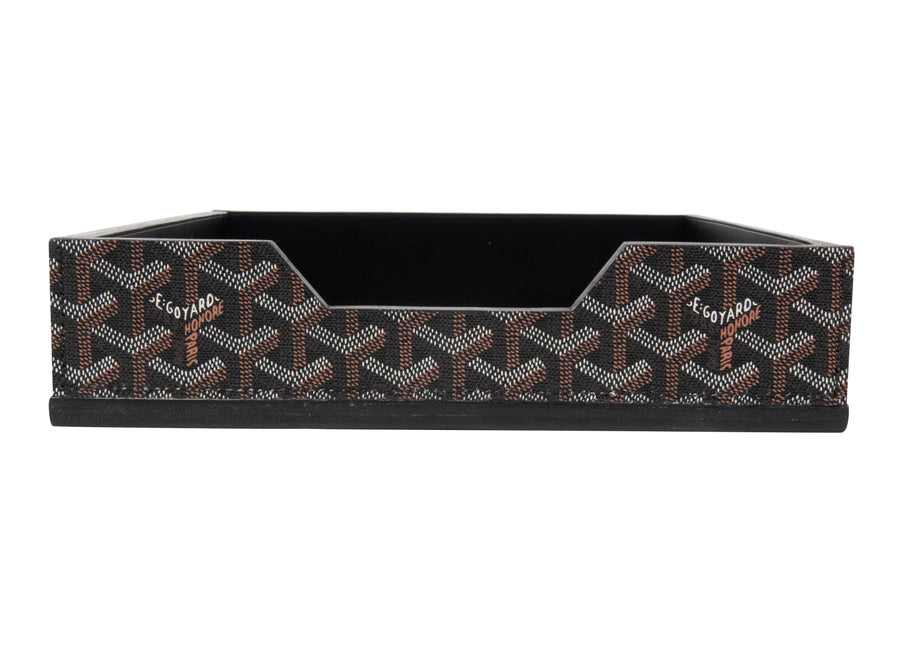 Chevron Desk Tray (Black) GOYARD 