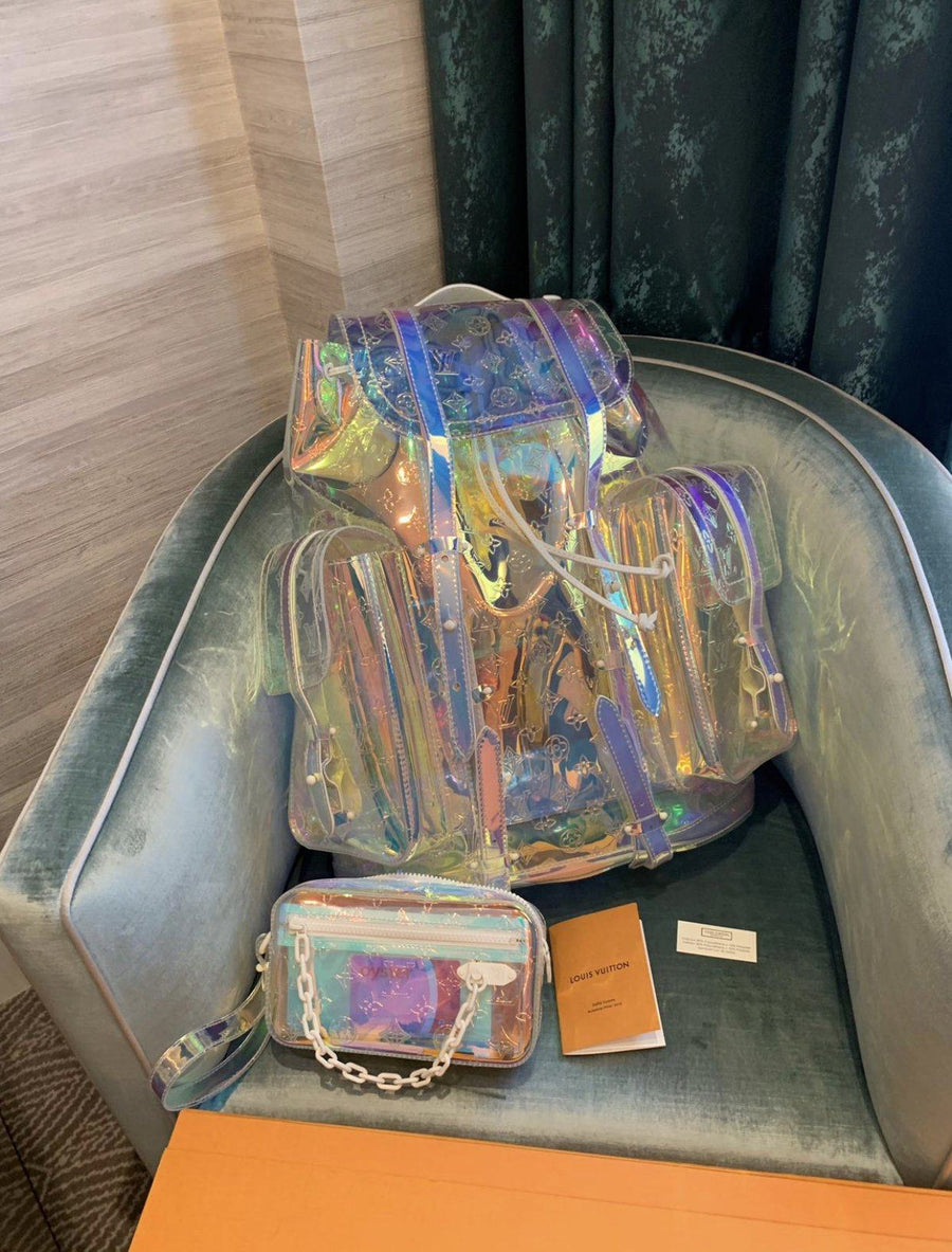 Louis Vuitton Monogram Prism Christopher GM Backpack - Clear