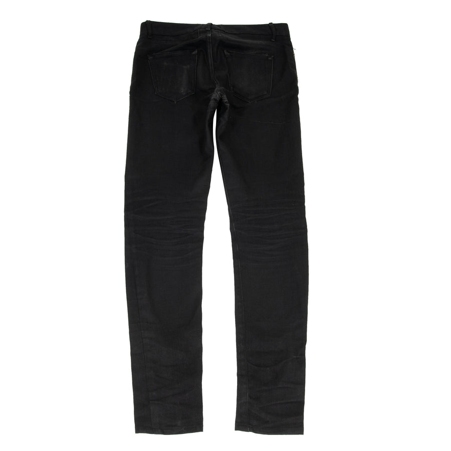 Coated D02 Jeans (Black) SAINT LAURENT 