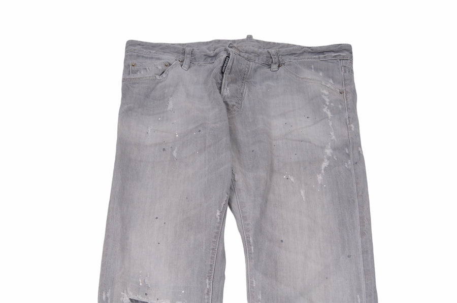 Cool Guy Gray Distressed Jeans DSQUARED2 