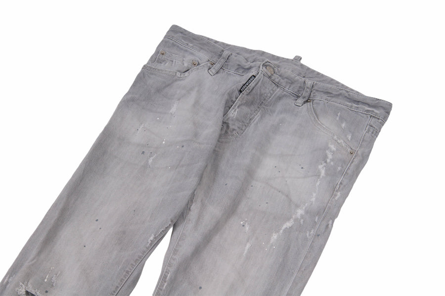 Cool Guy Gray Distressed Jeans DSQUARED2 