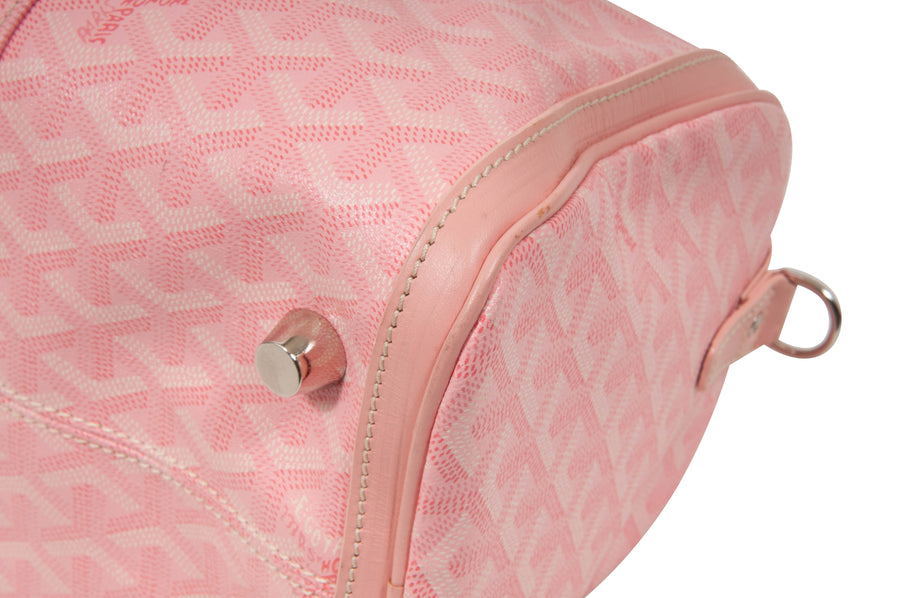 Goyard Limited Edition Pink Coated Canvas Croisiere 35 Bag