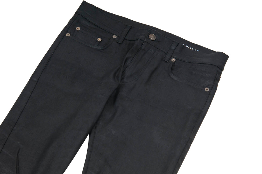 Essential Black Wax Skinny Jeans – lilbastardboy