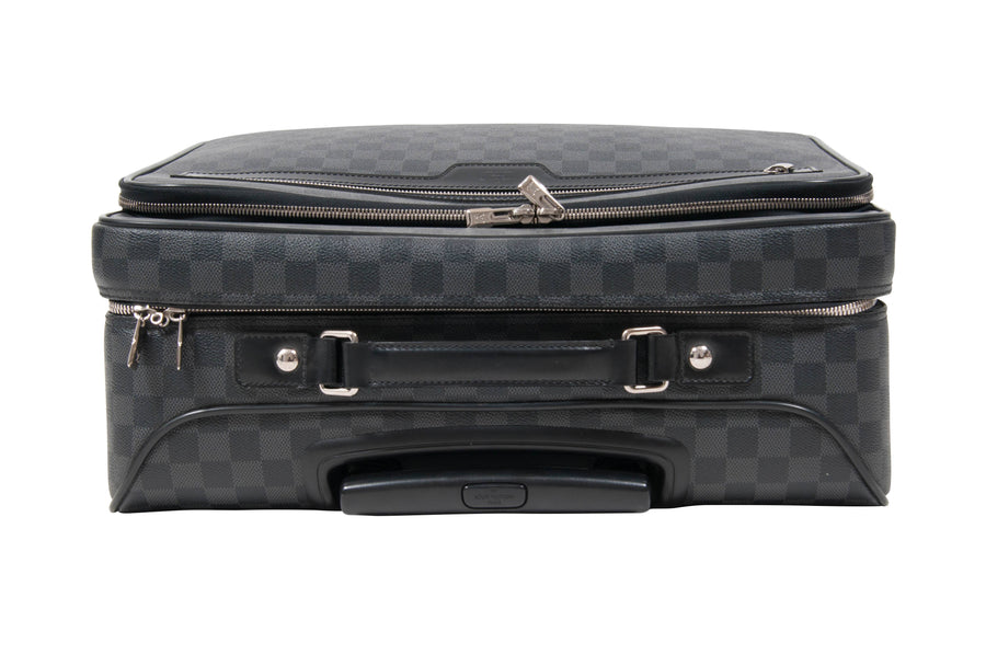 Damier Graphite Pilot Case Rolling Luggage Suitcase LOUIS VUITTON 