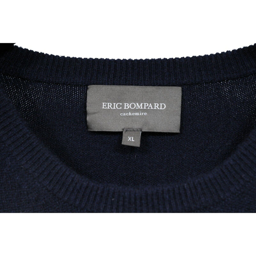 Dark Navy Cashmere Stretch Sweater Eric Bompard 