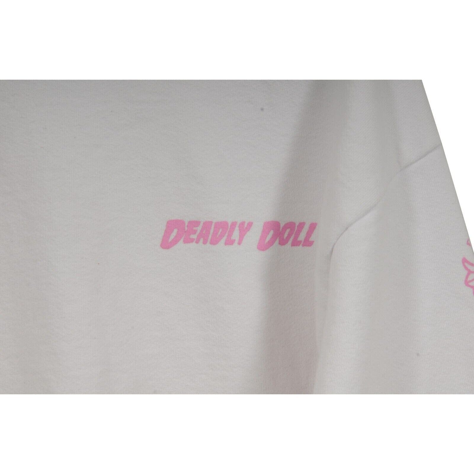 Chrome Hearts Deadly Doll Jesse Jo White Sweatshirt Size Medium