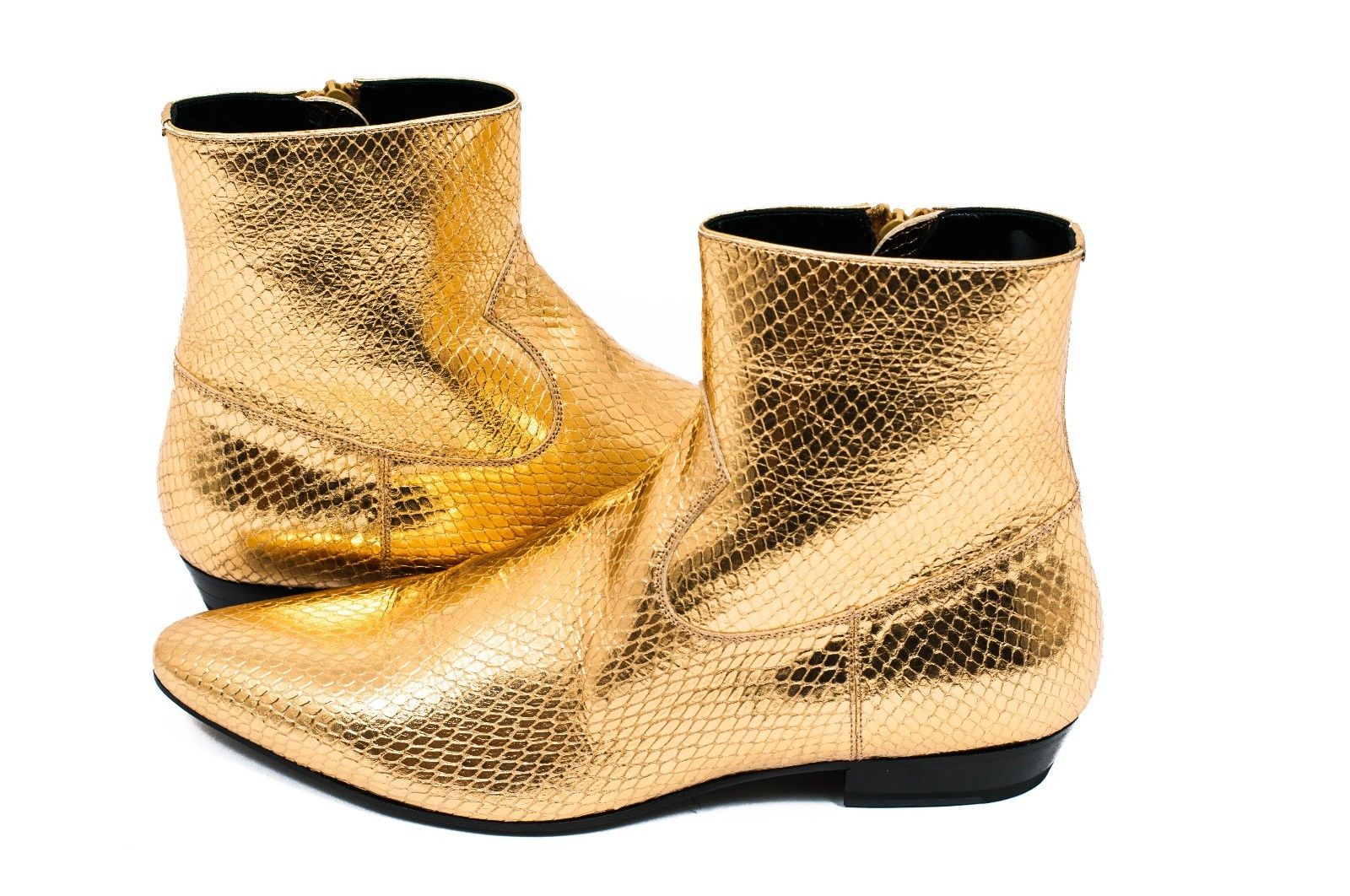 Devon Gold Python Boots – THE-ECHELON