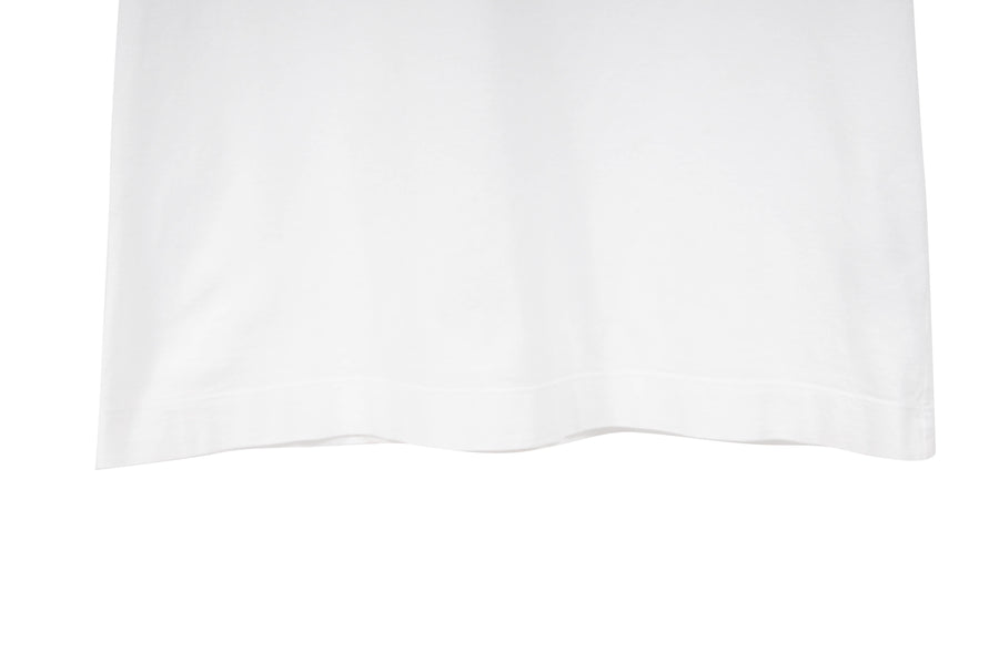 D&G White Pink Flower Roses Logo Short Sleeve T Shirt 40 Dolce & Gabbana 