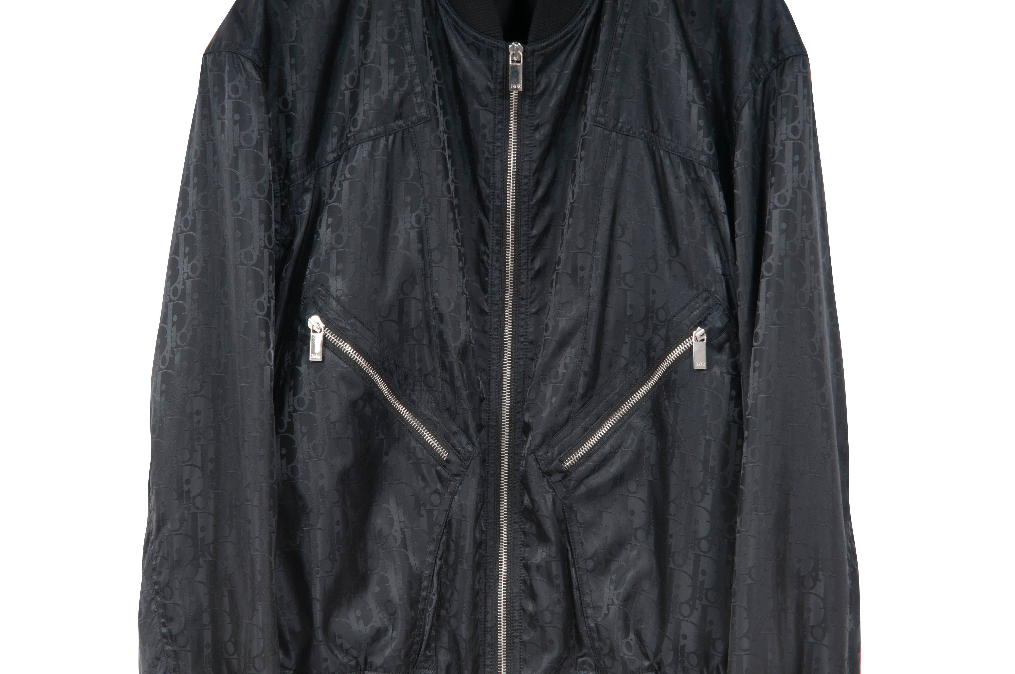 Dior Women's Oblique Motif Bomber Jacket