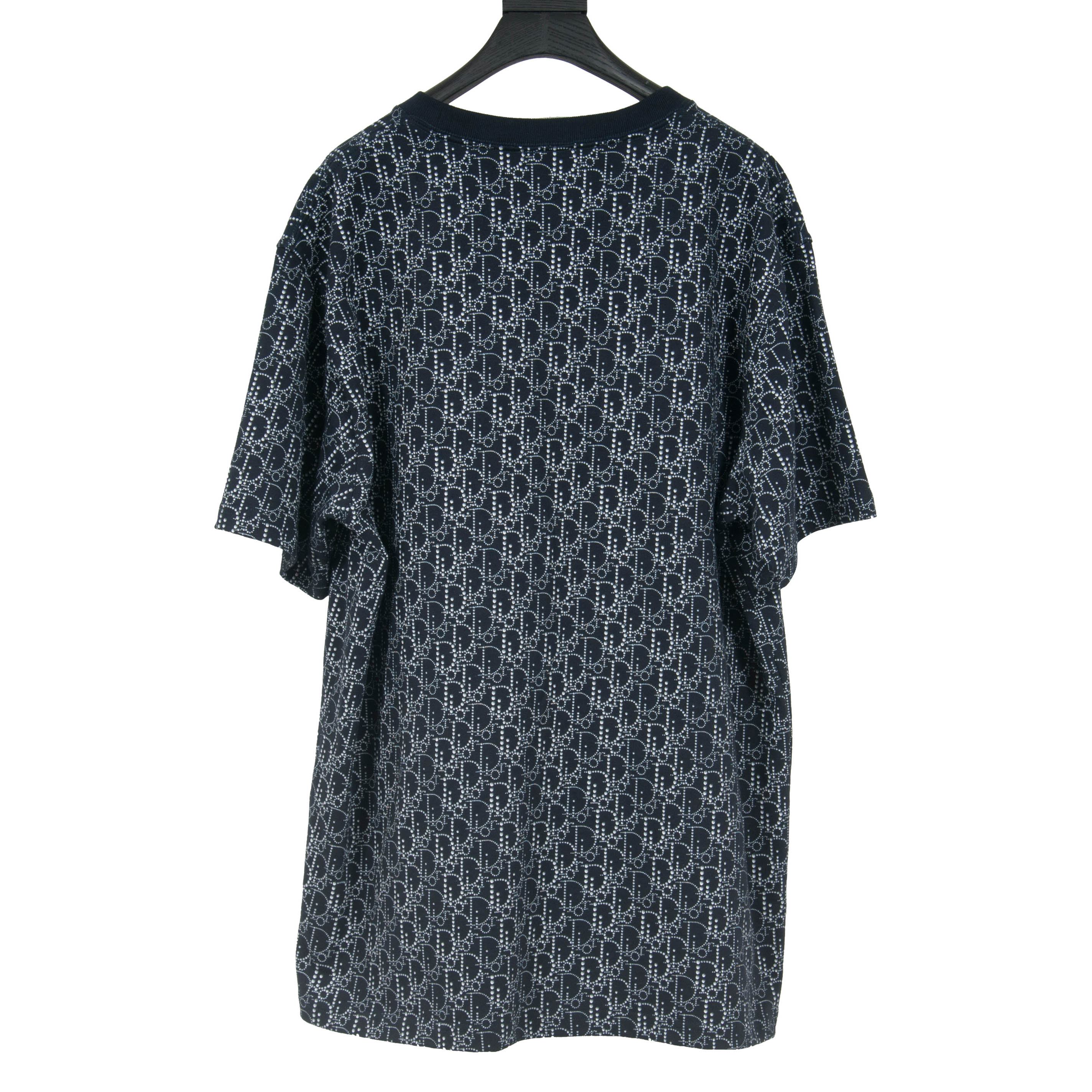 dior oblique dress shirt DIOR - DIOR Oblique Shirt Black Cotton Jacquard - Size 37