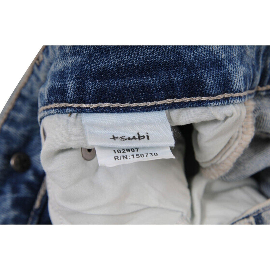 Distressed Jeans Chitch Fit Punk Light Blue Wash Trashed Denim Ksubi 