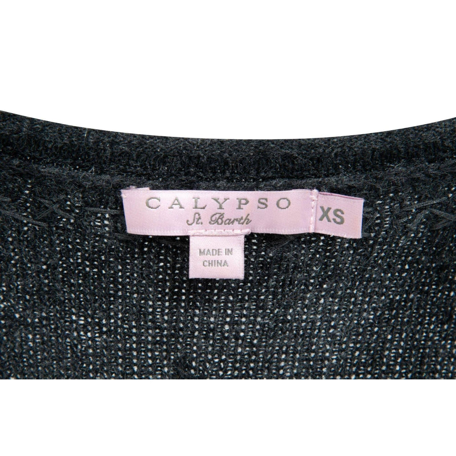 Embellished Short Sleeve Cashmere Sweater Calypso St. Barth 