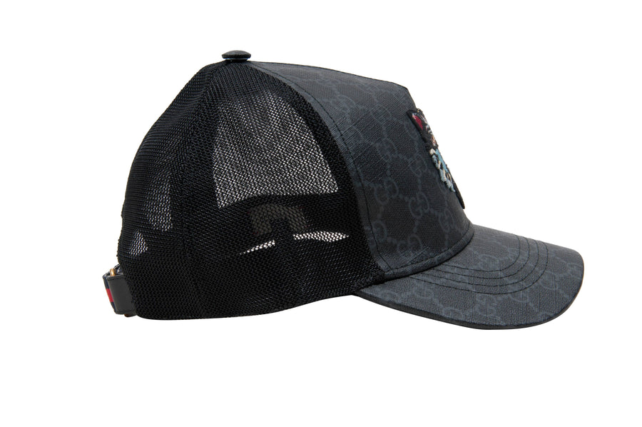 Embroidered Tiger GG Supreme Baseball Trucker Hat GUCCI 