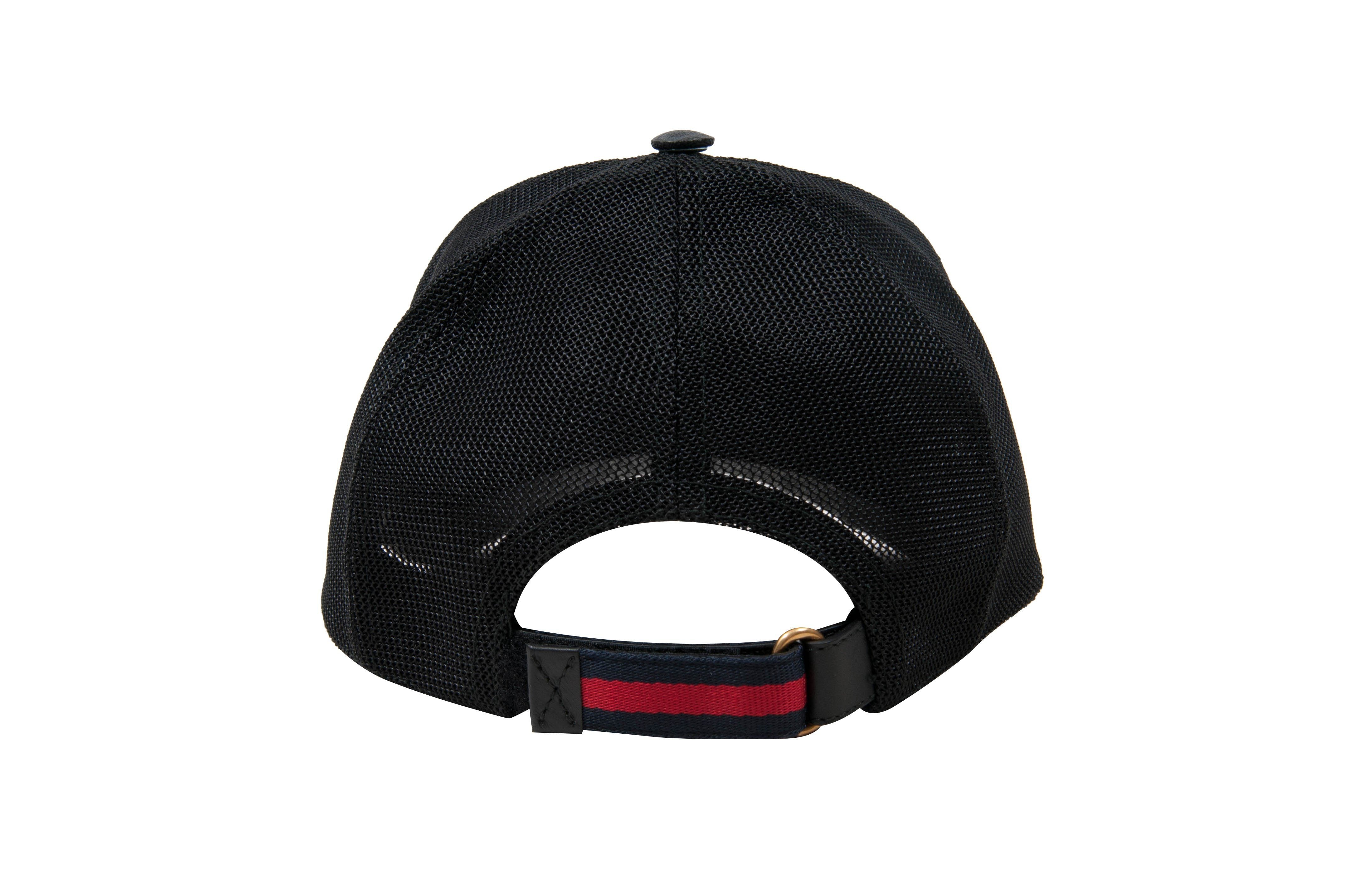 Gucci Gg Supreme Angry Cat Baseball Cap in Black for Men