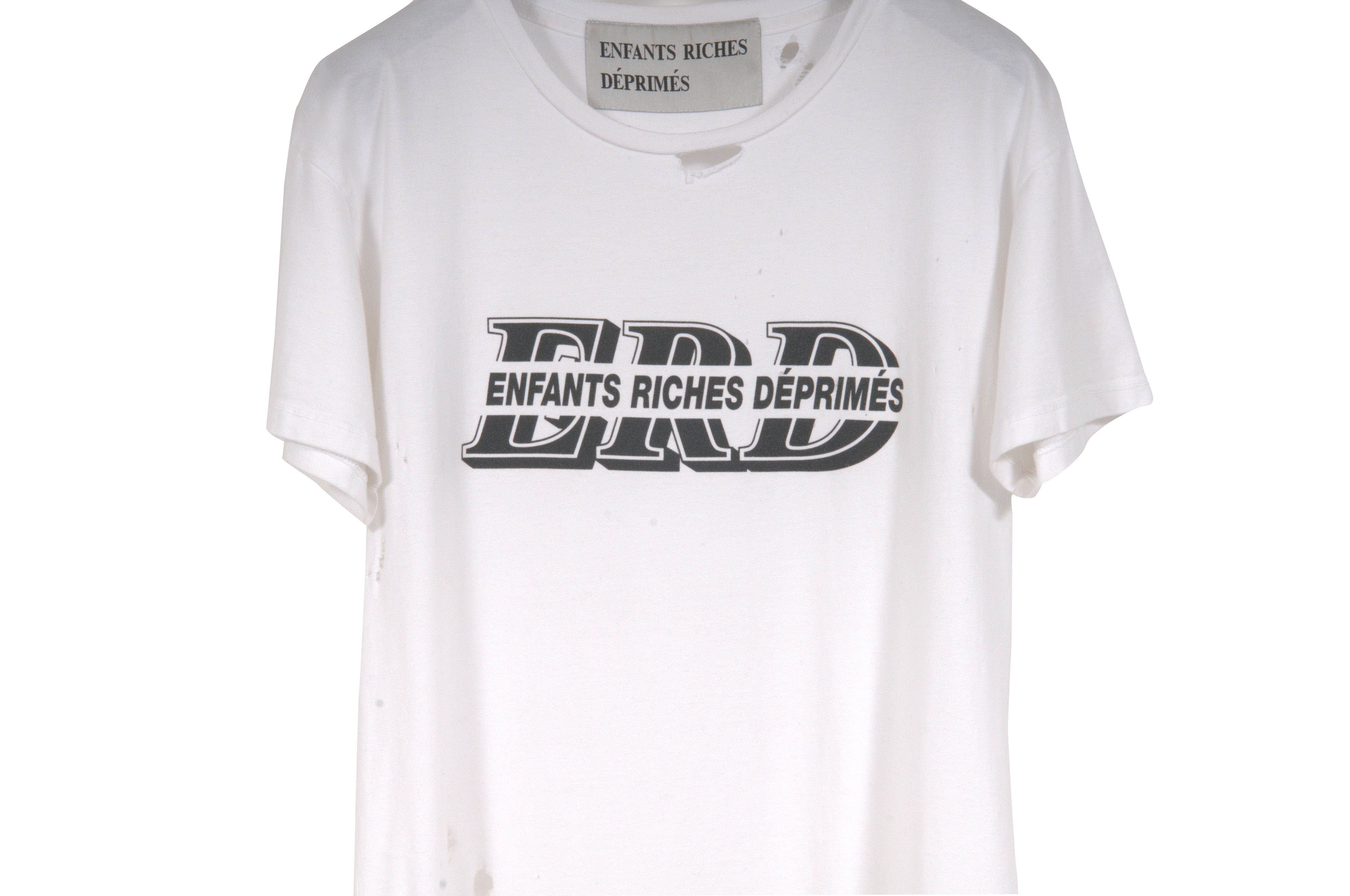 Enfants Riches Déprimés ERD シャツ Buy Enfants Riches Déprimés women white e.r.d printed