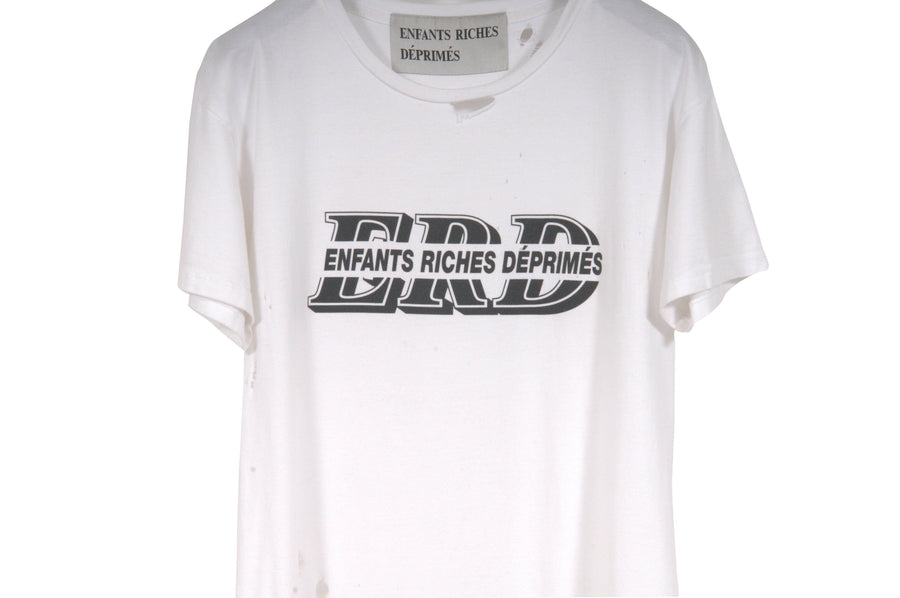 ERD Logo T Shirt (White) ENFANTS RICHES DÉPRIMÉS 
