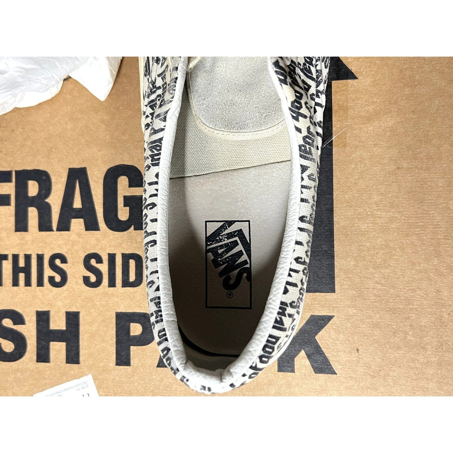 Fear of God Era 95 Logo Sneakers Marshmallow Black 2016 OG VANS 