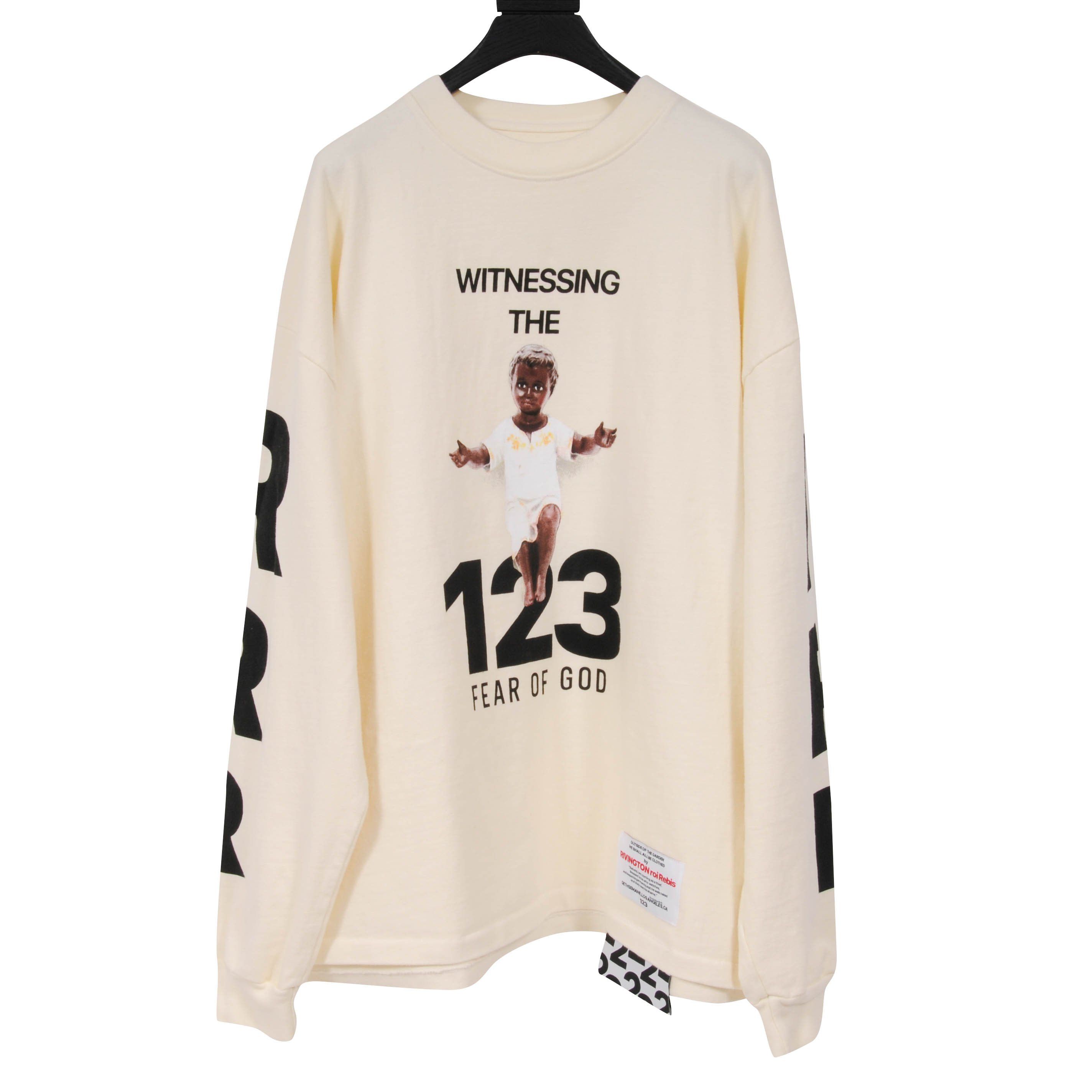 Fear of God Art Basel Miami The Witness Long Sleeve T Shirt Size 2