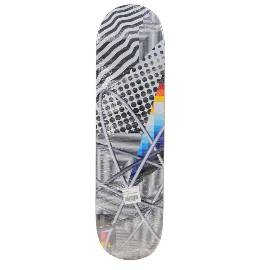 Felipe Pantone Skate Deck White Black Vaporwave Skateboard Beyond The Streets 