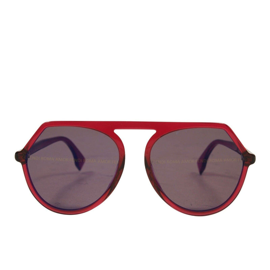 FF 0375/G/S 8CQXL 140MM Aviator Sunglasses Roma Red Shades Fendi 