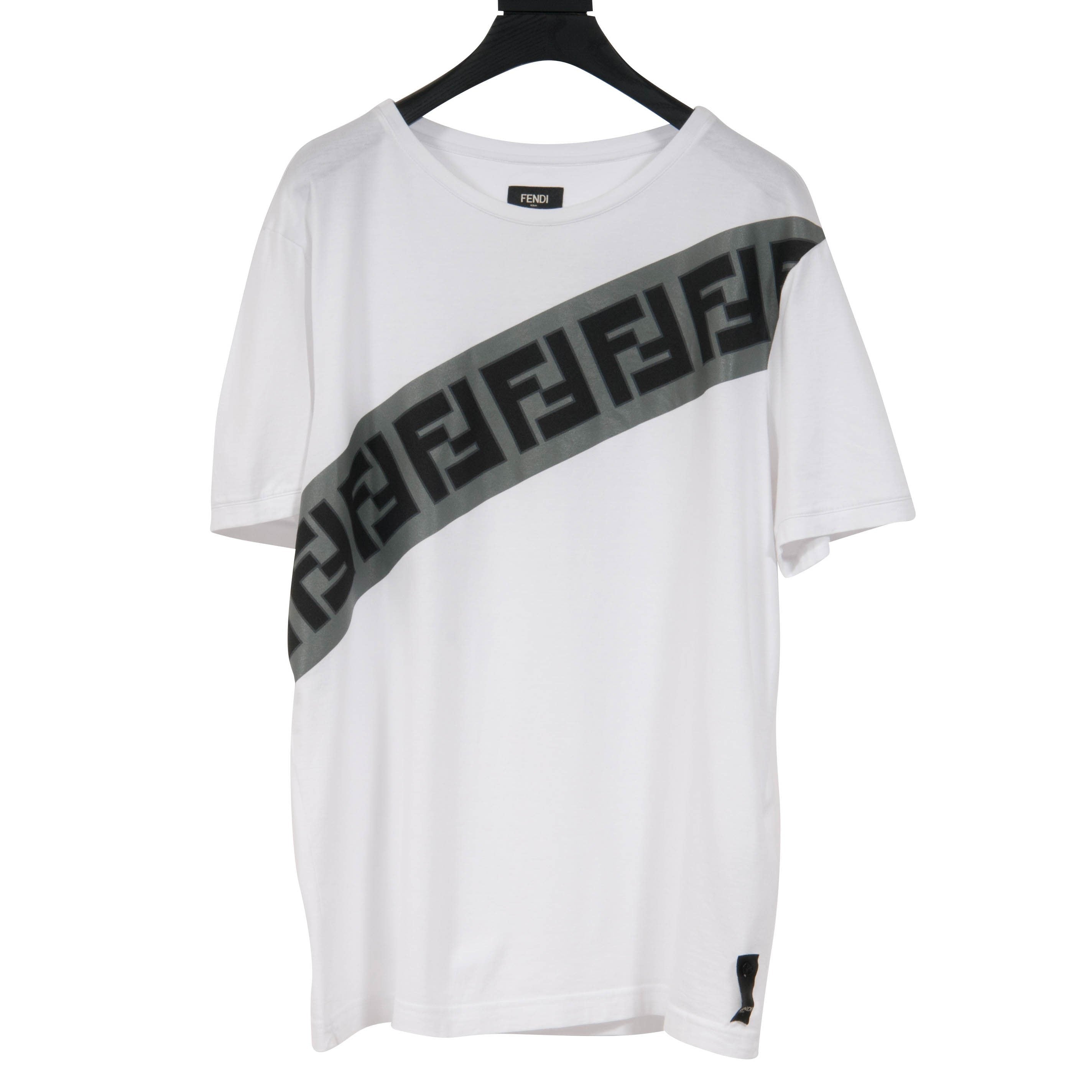 fendi diagonal t shirt