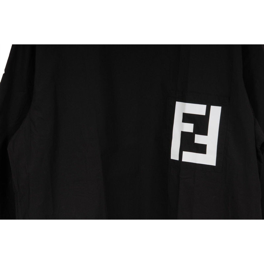 FF Pocket Black White Jersey T Shirt Fendi 