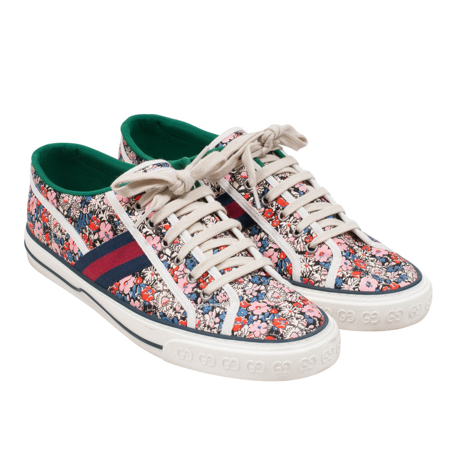 Floral 1977 Low Top Tennis Sneakers GUCCI 