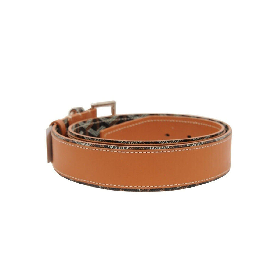 Florida 2 Black Brown Goyardine Canvas Belt GOYARD 