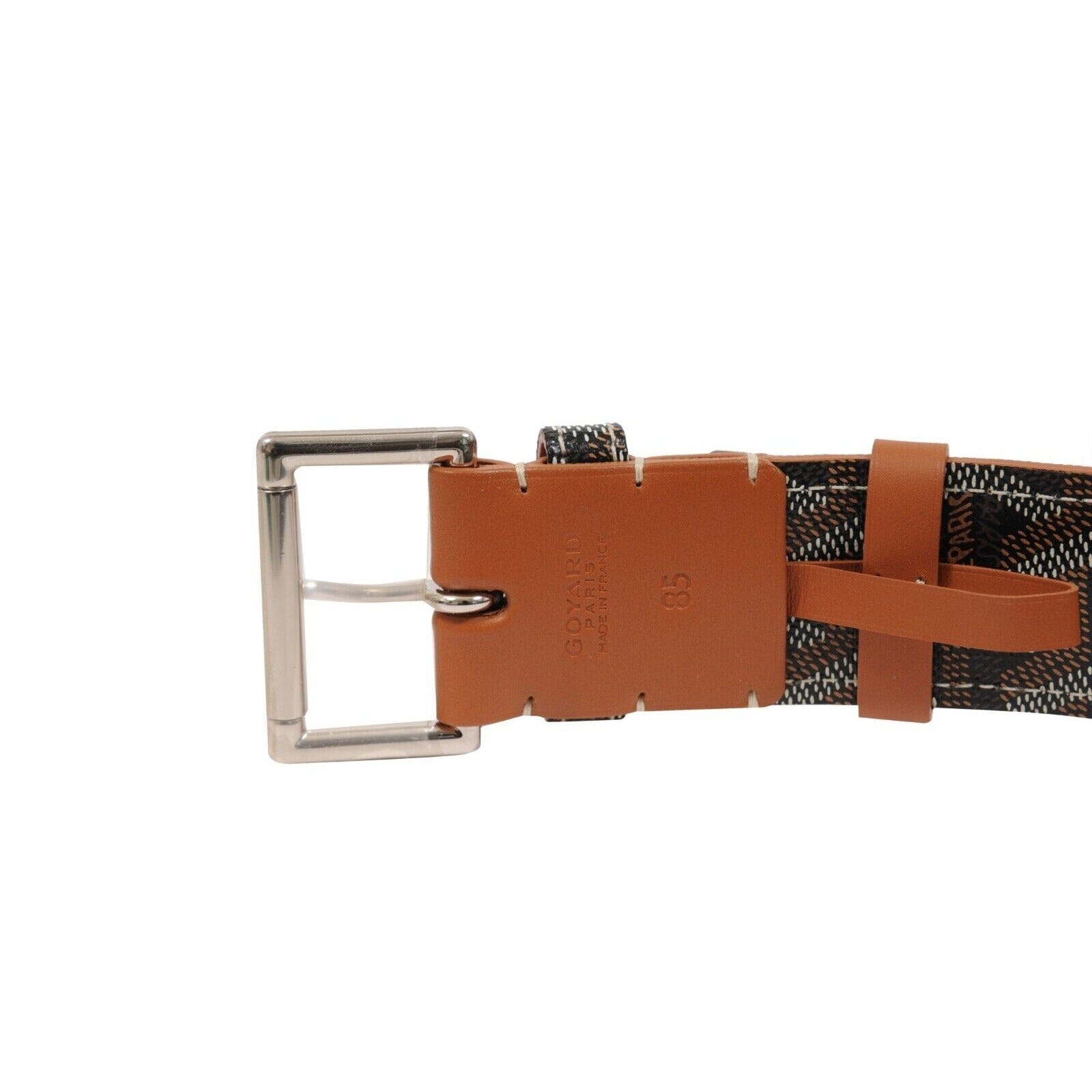 Goyard Florida 2 Black Brown Goyardine Canvas Belt Size 85 28, 29, 30 –  THE-ECHELON