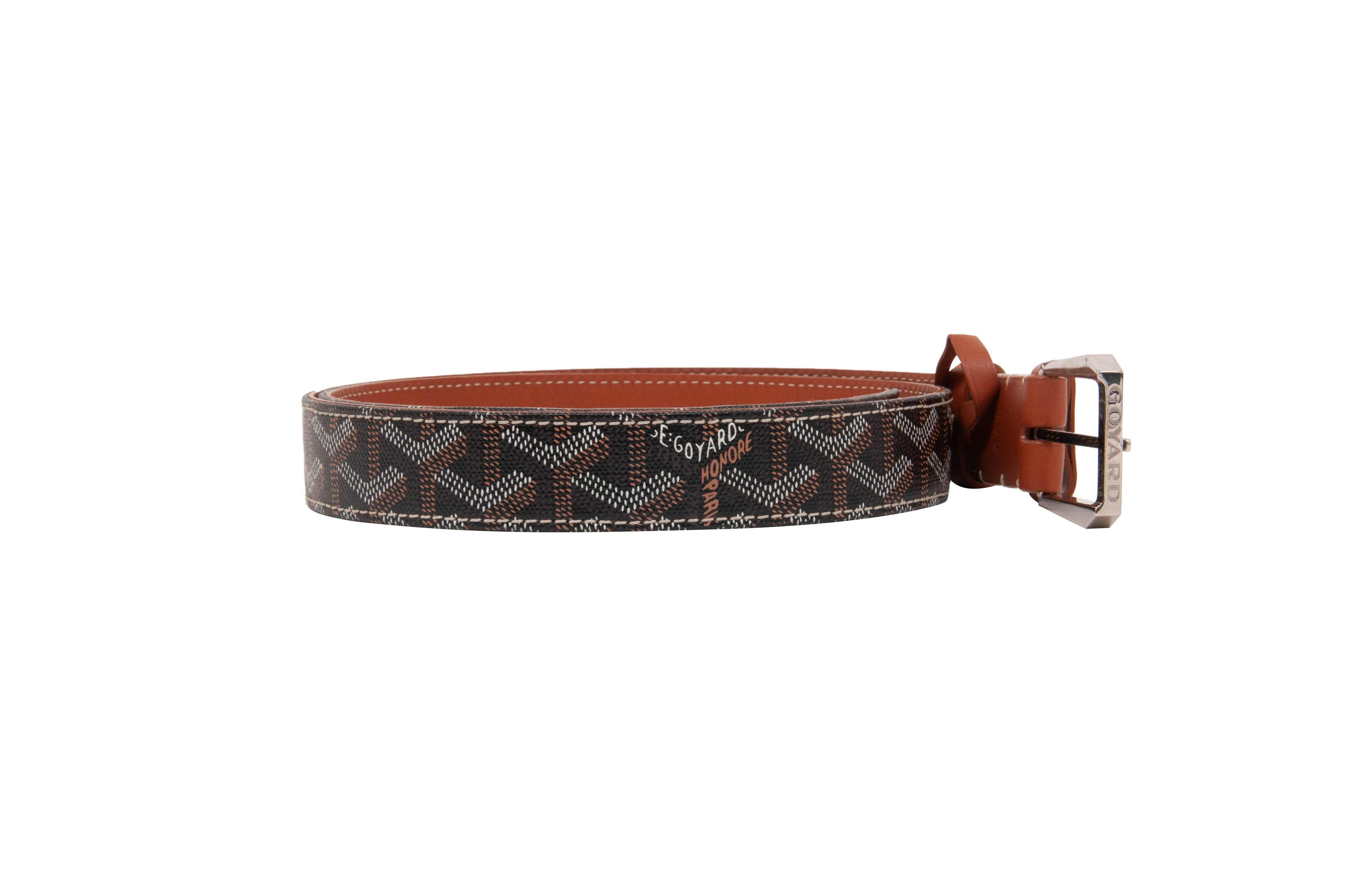 GOYARD Fregate 90cm Women’s Belt (brand new) with original packaging Goyard Mens Black Leather Fregate Belt Size 90 30 31 32  main image 3
