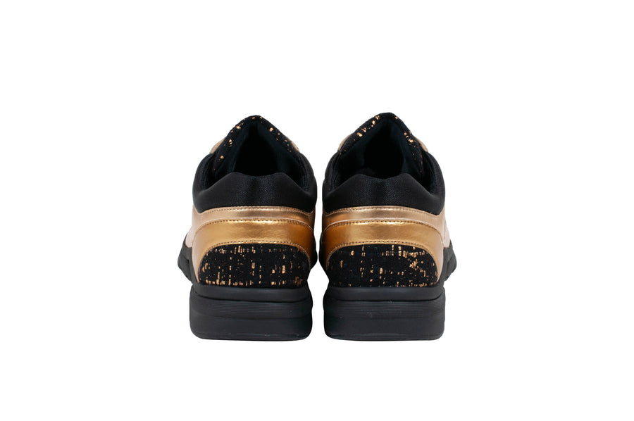 FW19 Sneaker (Gold/Black) CHANEL 