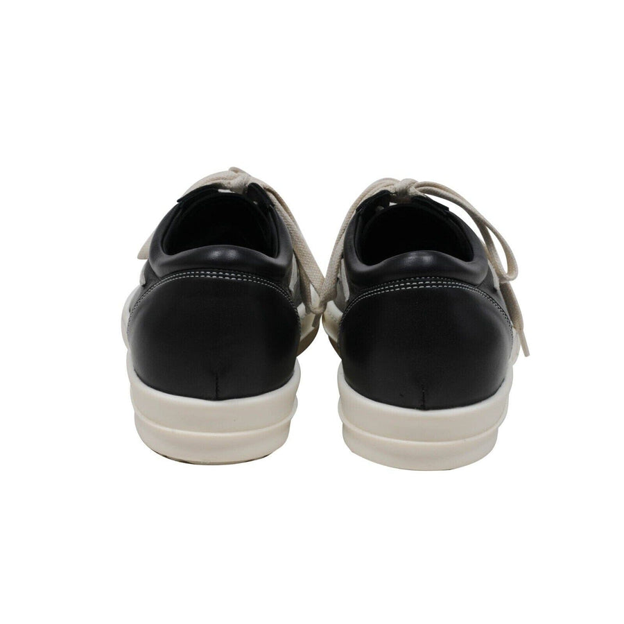 Rick Owens Mens FW22 Strobe Vintage Black Low Top Sneakers Size 40