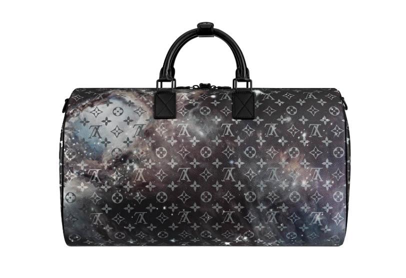 Louis Vuitton Limited Edition Black Monogram Galaxy Keepall