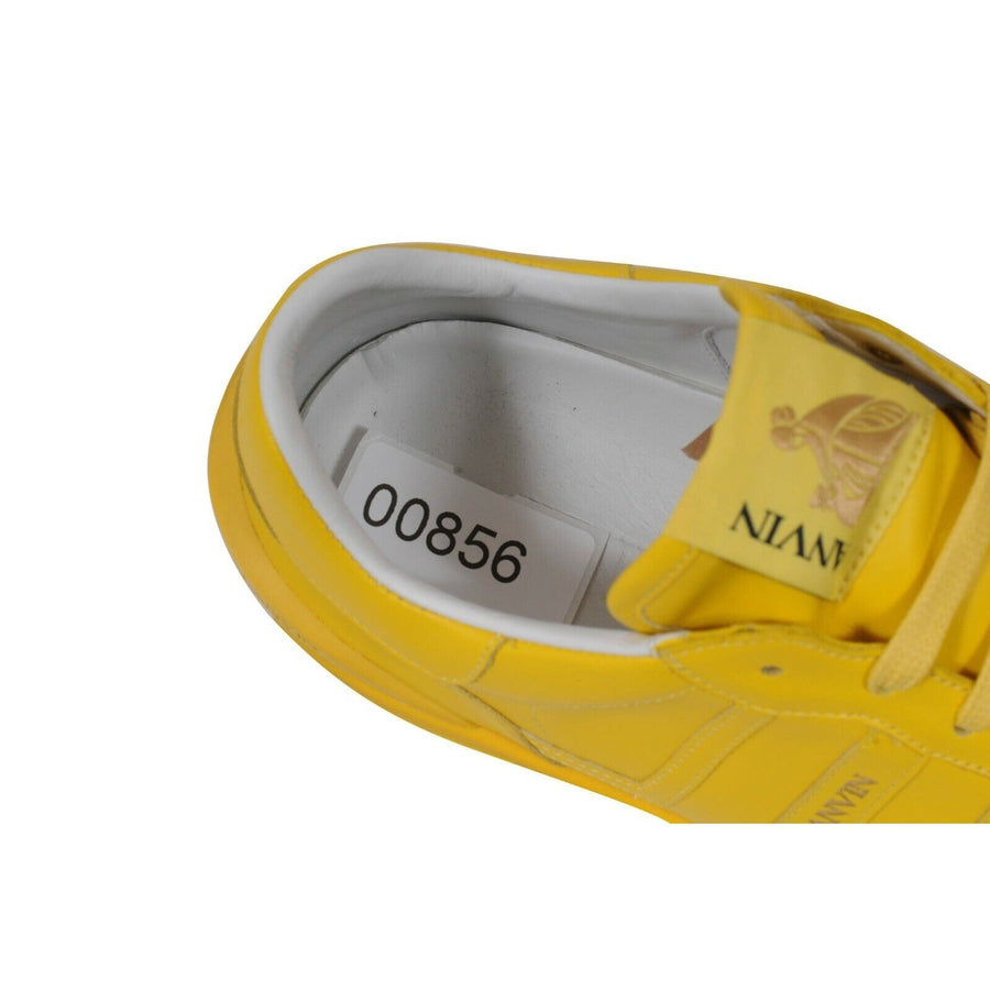 Gallery Dept Clay Sneaker Yellow Leather Painted Lanvin 
