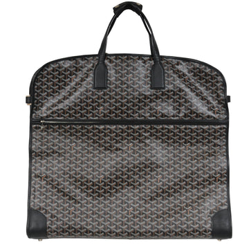 Vintage Goyard Foldable Steamer Bag in Chevron Canvas, Goyard