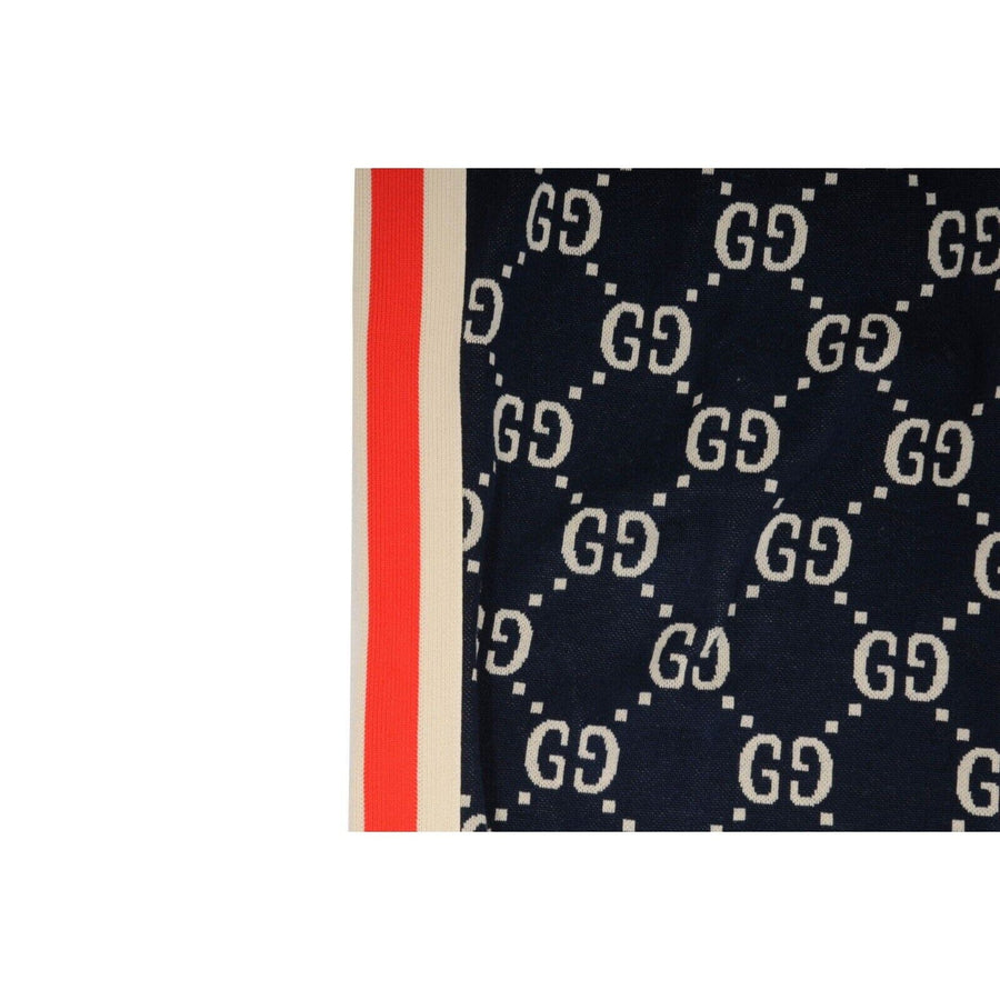 GG Logo Track Pants Blue Red White Monogram Joggers GUCCI 