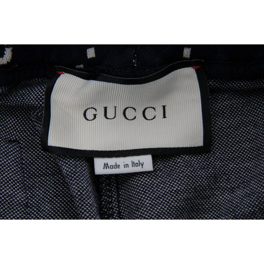 GG Logo Track Pants Blue Red White Monogram Joggers GUCCI 