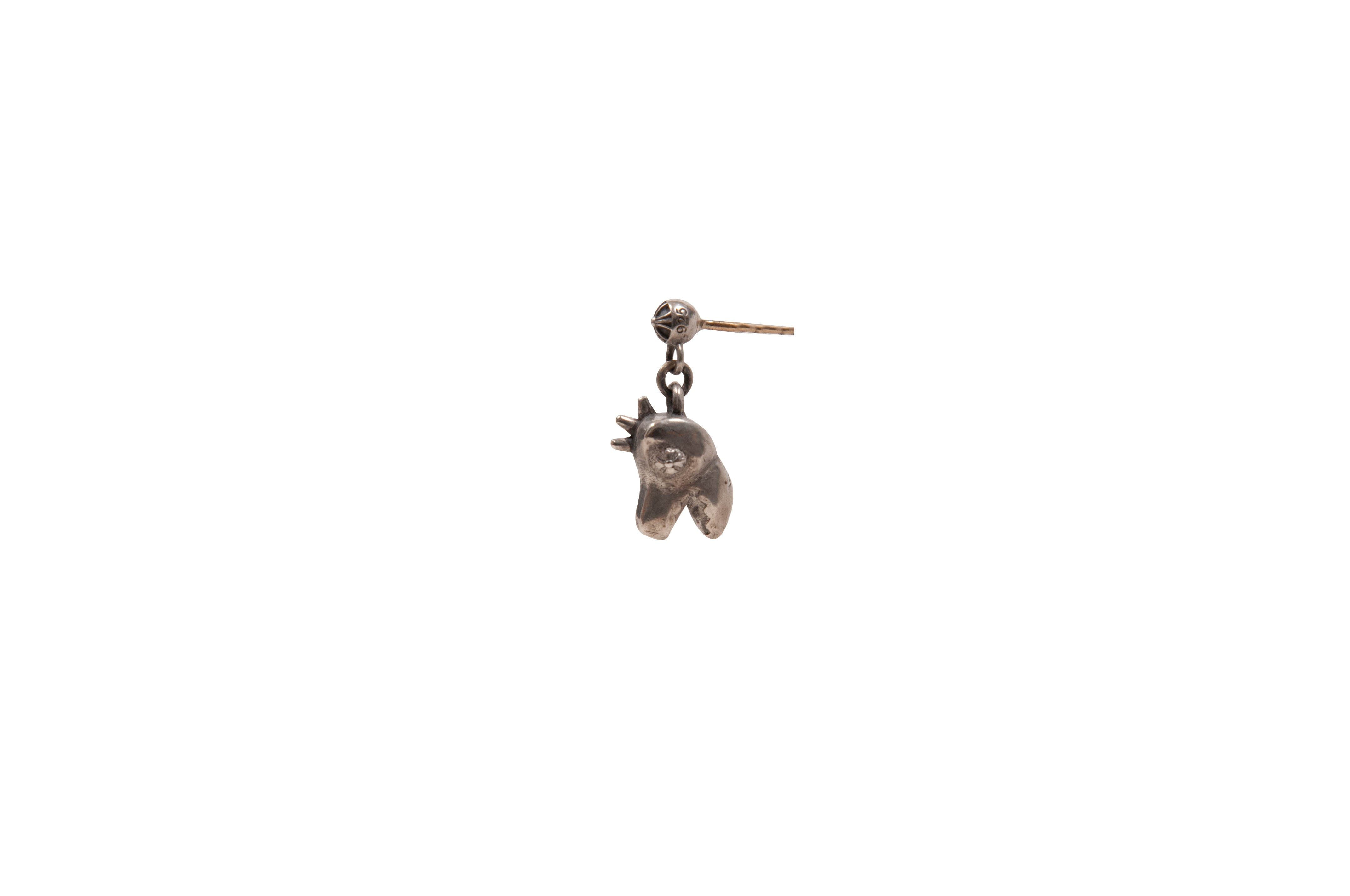 Chrome Hearts 925 Sterling Silver Godzilla Dinosaur Head Drop 